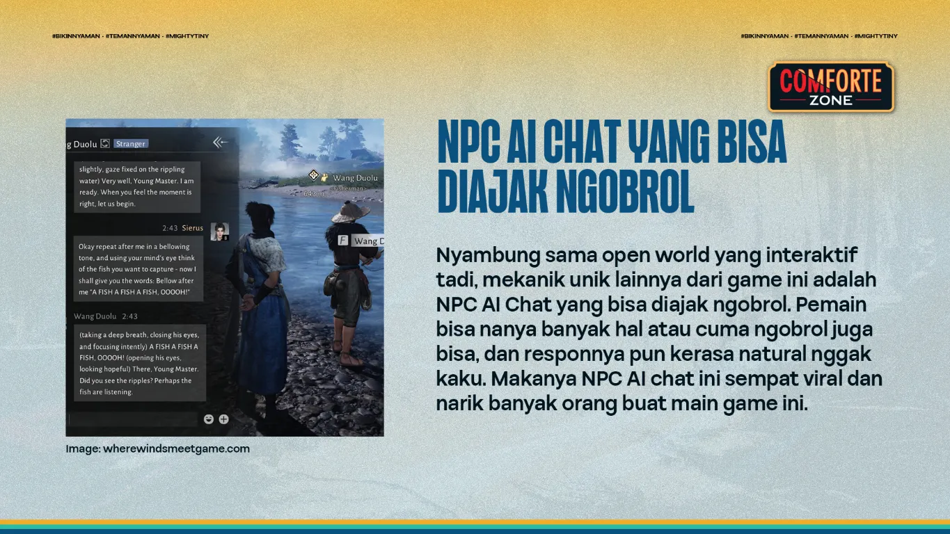 NPC AI CHAT YANG BISA DIAJAK NGOBROL