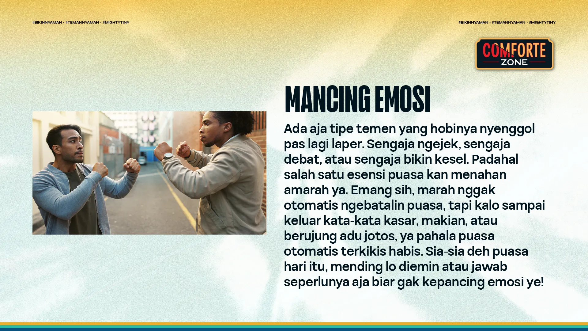 MANCING EMOSI