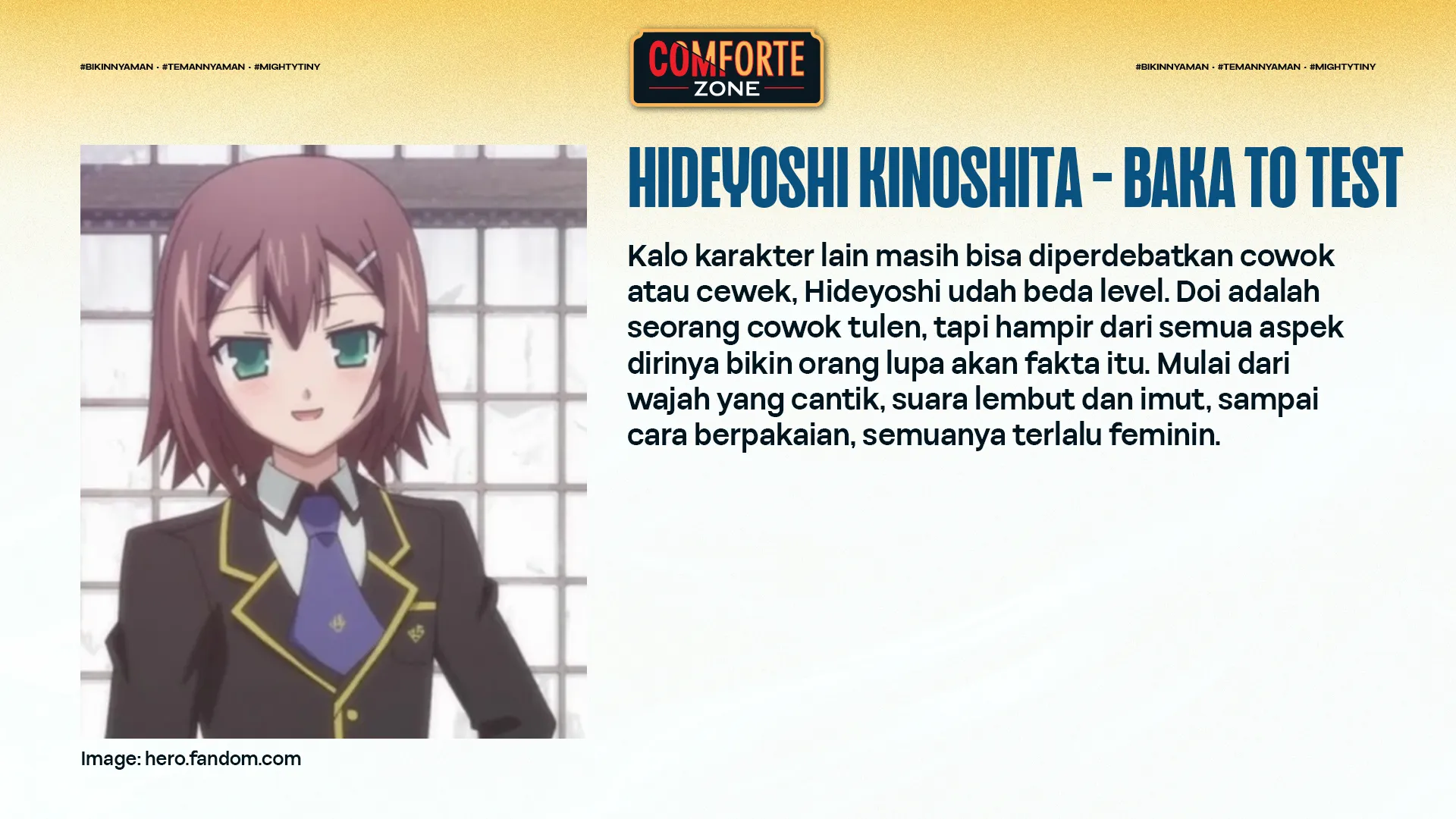 HIDEYOSHI KINOSHITA - BAKA TO TEST